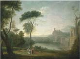 an extensive italianate wooded landscape